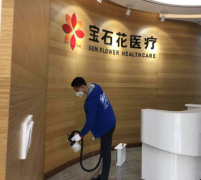 成都寶石花醫療設備有限公司除甲醛治理施工展